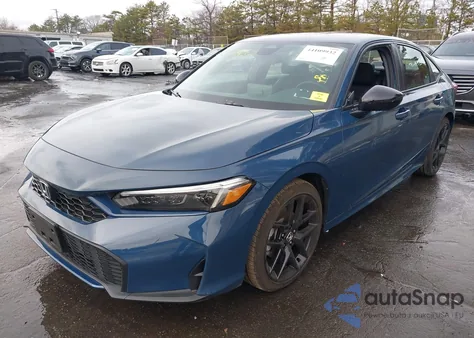 2025 Honda Civic Hybrid z USA, uszkodzony, nr VIN 2HGFE4F86SH343749